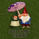 Ceramic Tile - Welcome Gnome